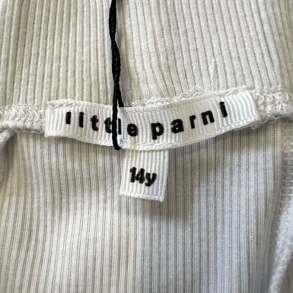 🆕NWT Little Parni White Ribbed Skirt - Picture 3 of 8